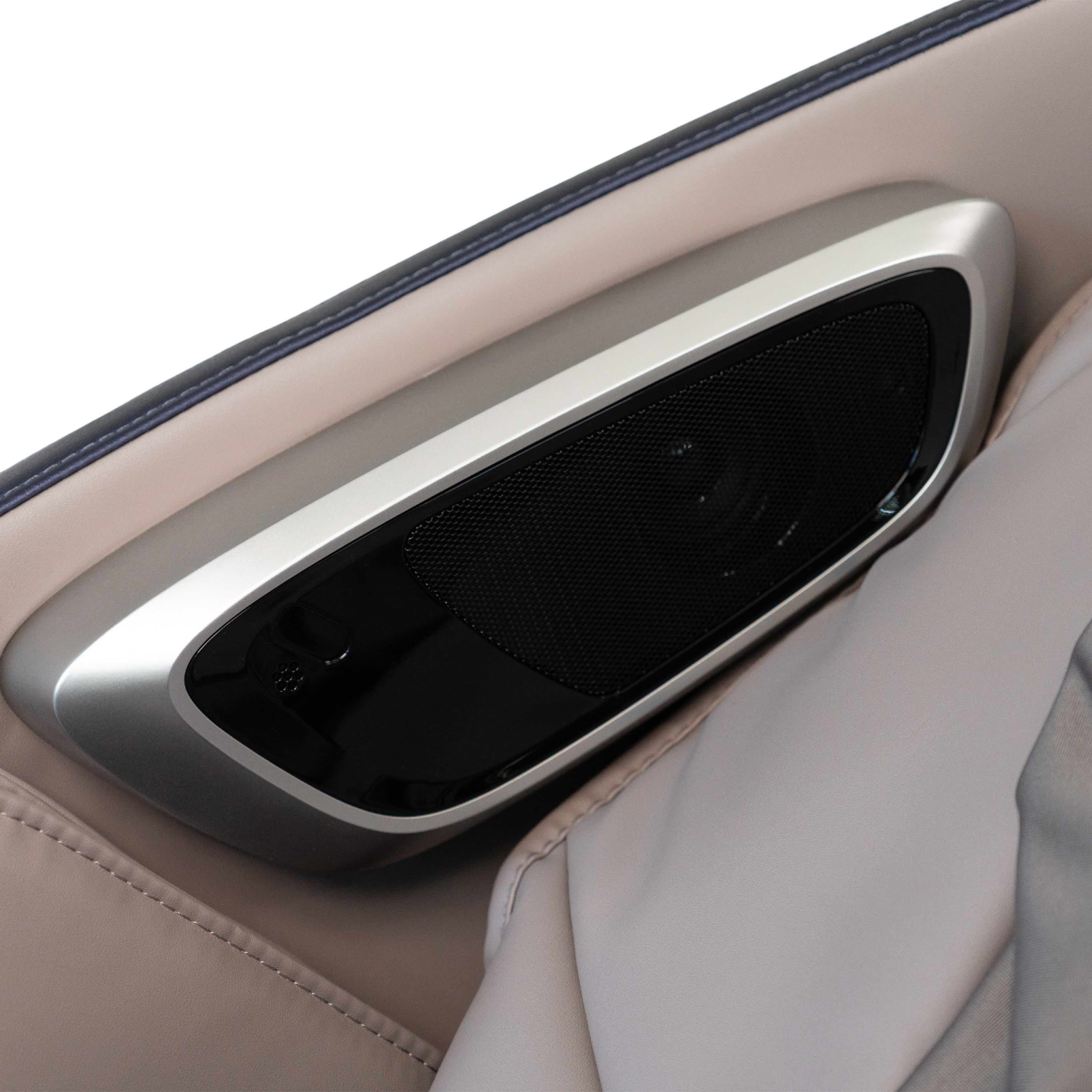 Fotel masujacy A70Max zdjęcie głośników Bluetooth