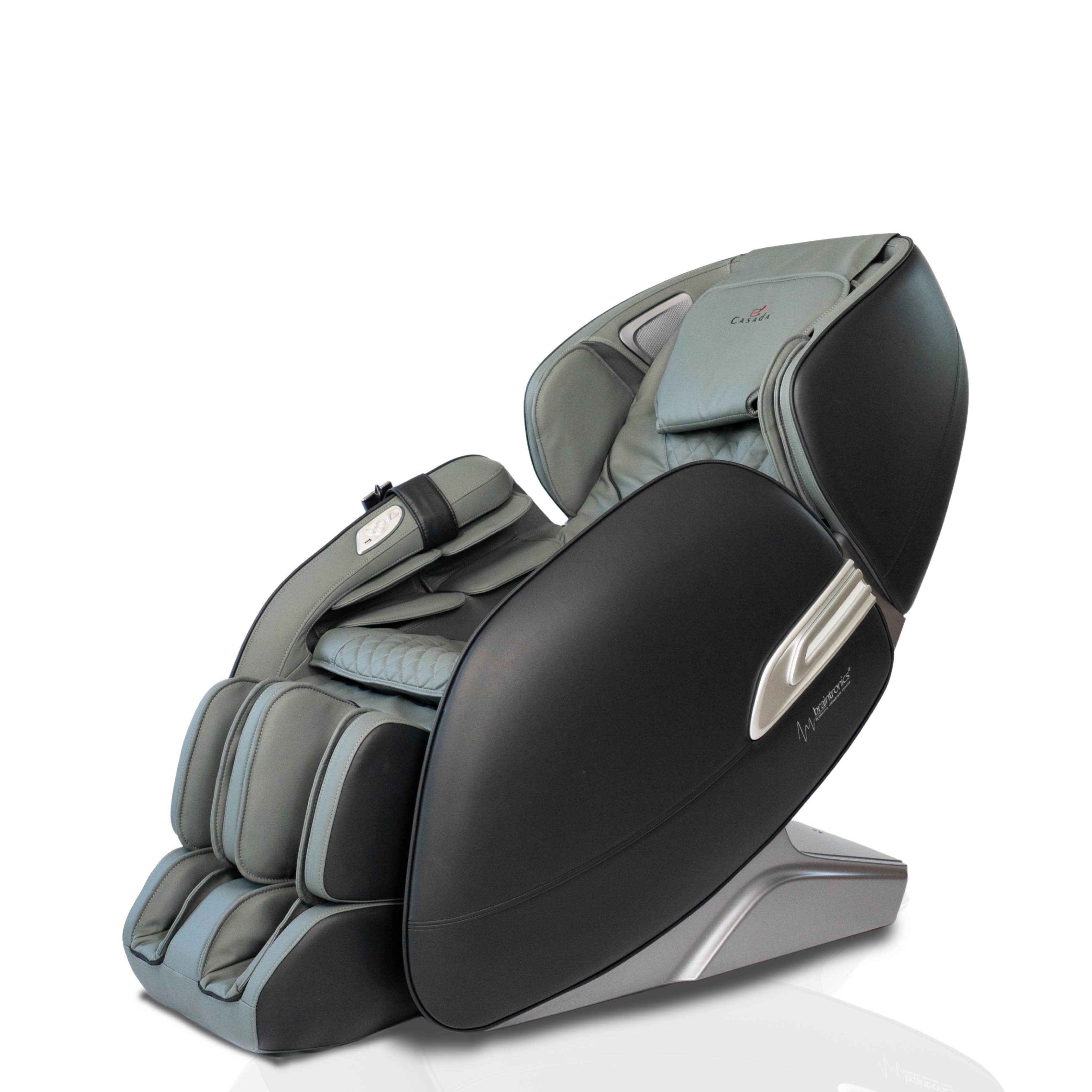 Fotel masujący Alphasonic II szaro-czarny