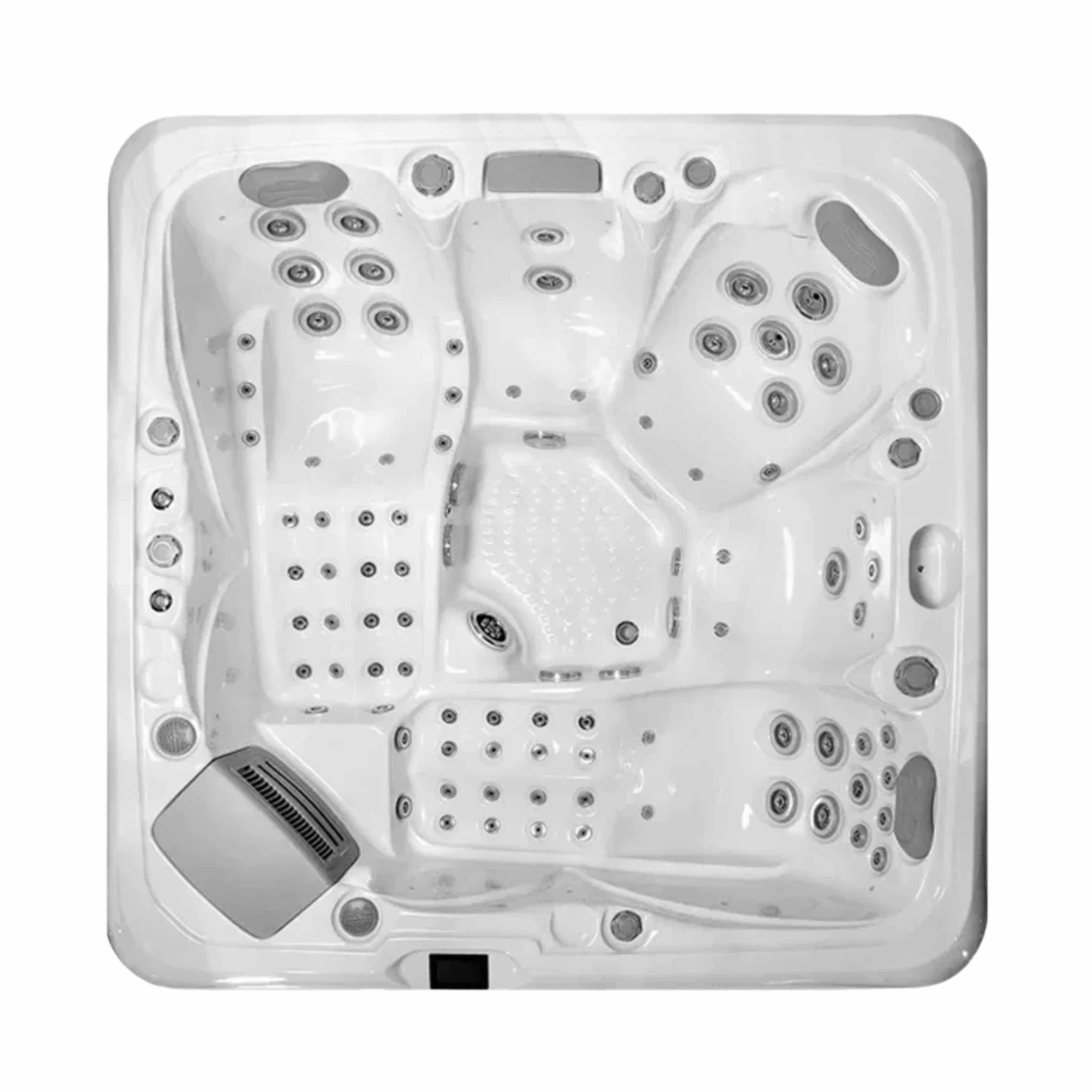Jacuzzi ogrodowe Alpha 723 Sidora - dysze wodne Hot tubwebp