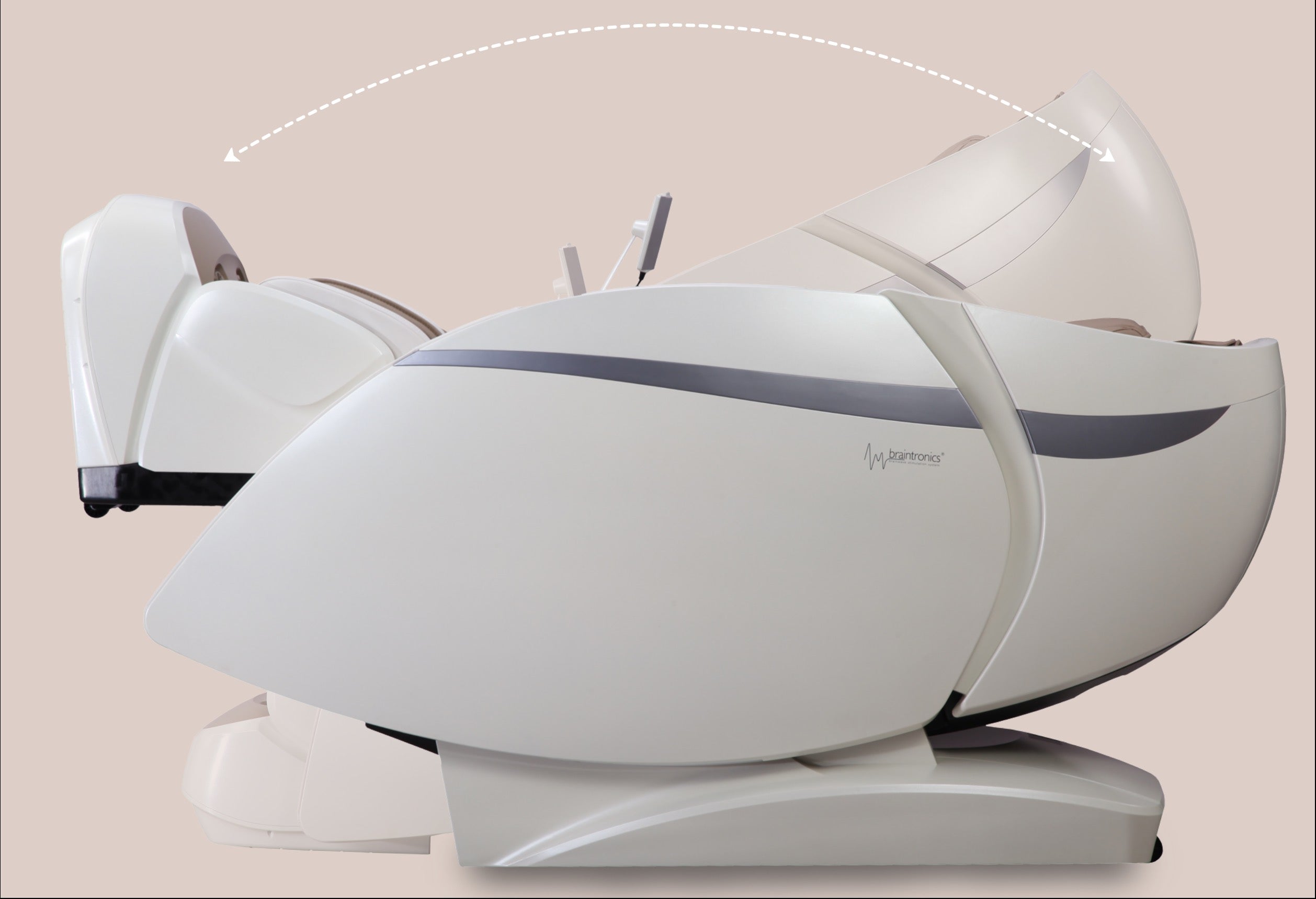 Grafika przedstawiająca pozycję zero gravity w fotelu masującym Skyliner III