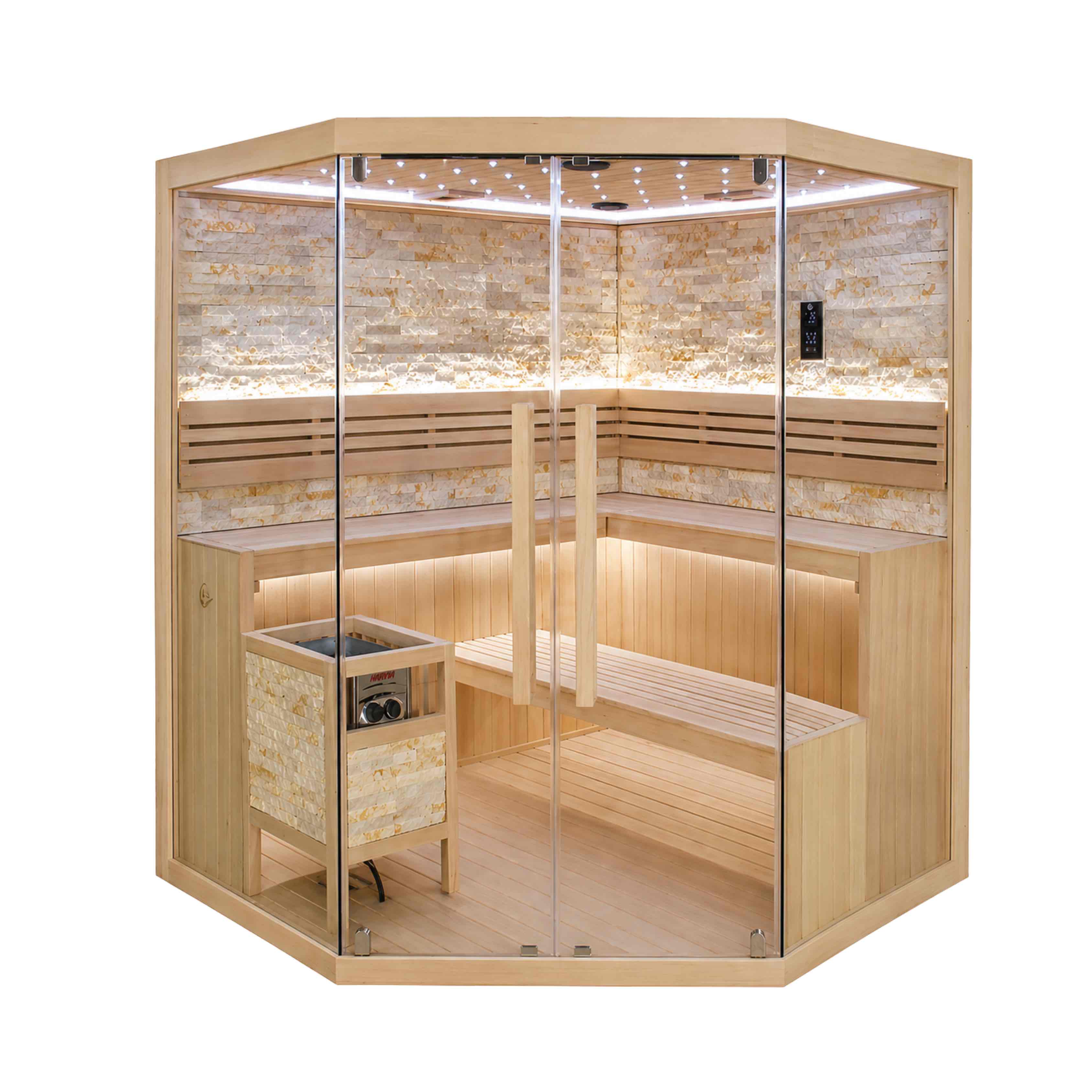 Sauna finska sidora JK200 narozna dla 6 osob piec grzewczy