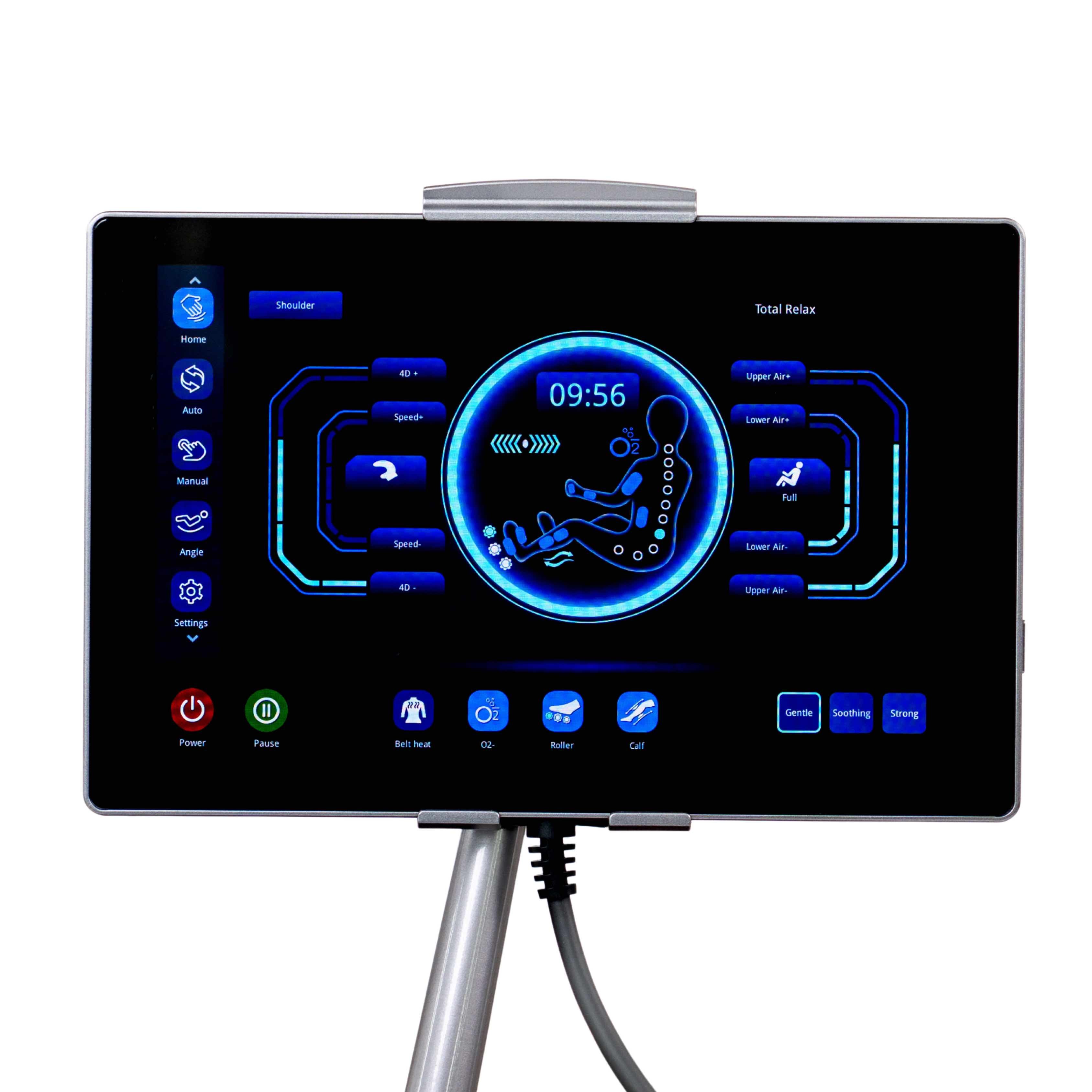 Tablet sterujacy w fotelu masujacym Skyliner25y