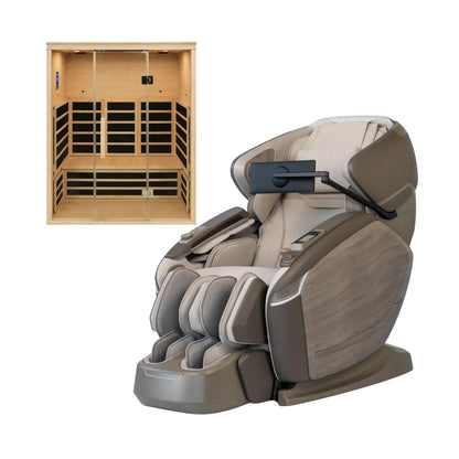 Imperio massage chair + JIC150 infrared sauna set