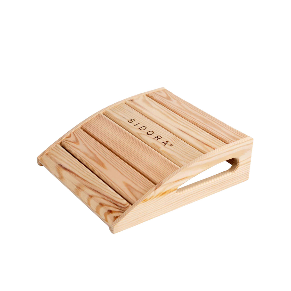 Pine sauna headrest