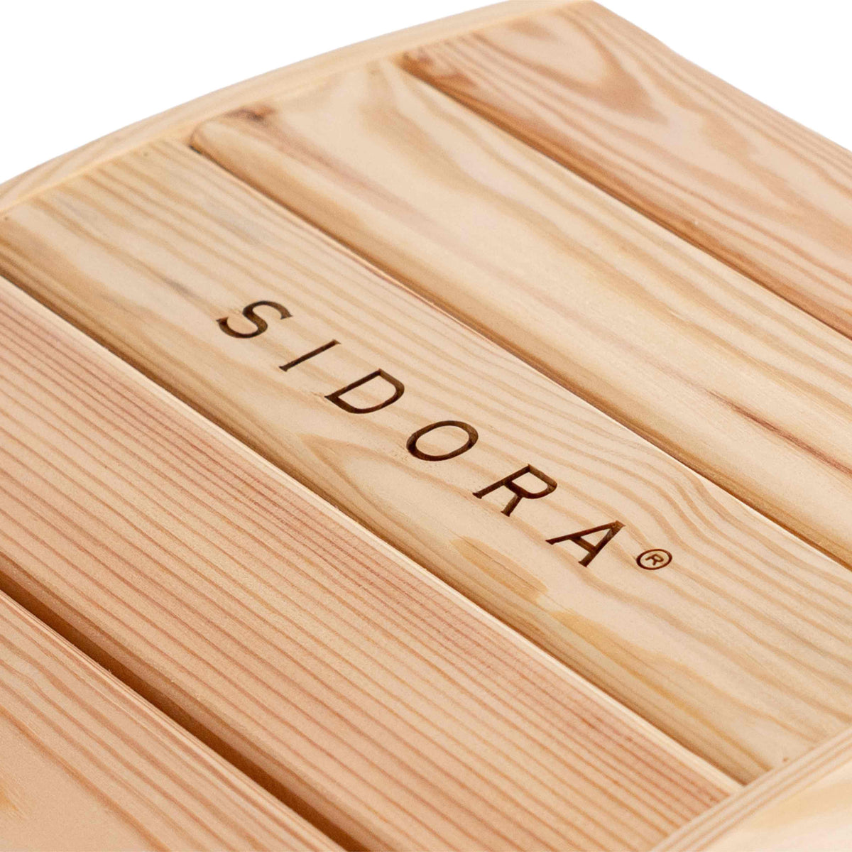 Pine sauna headrest