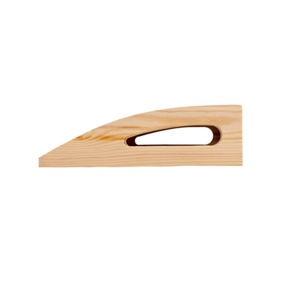 Pine sauna headrest