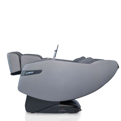 Fotel masujacy Betasonic III szaro-czarny w pozycji zero gravity