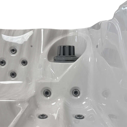 Wanna z masażem Jacuzzi Sidora Gamma 321A zawór 