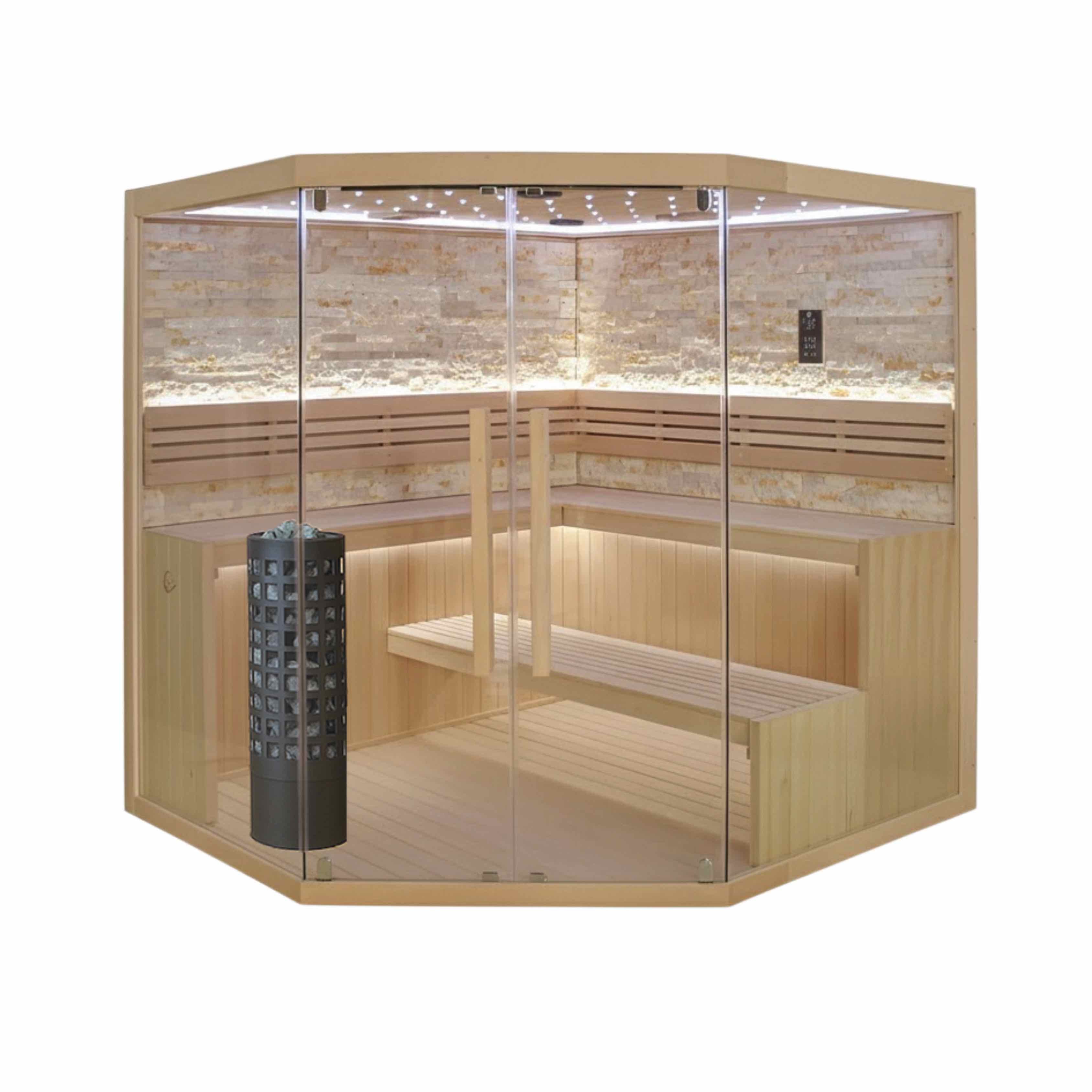 Sauna finska sidora JK200 narozna dla 6 osob