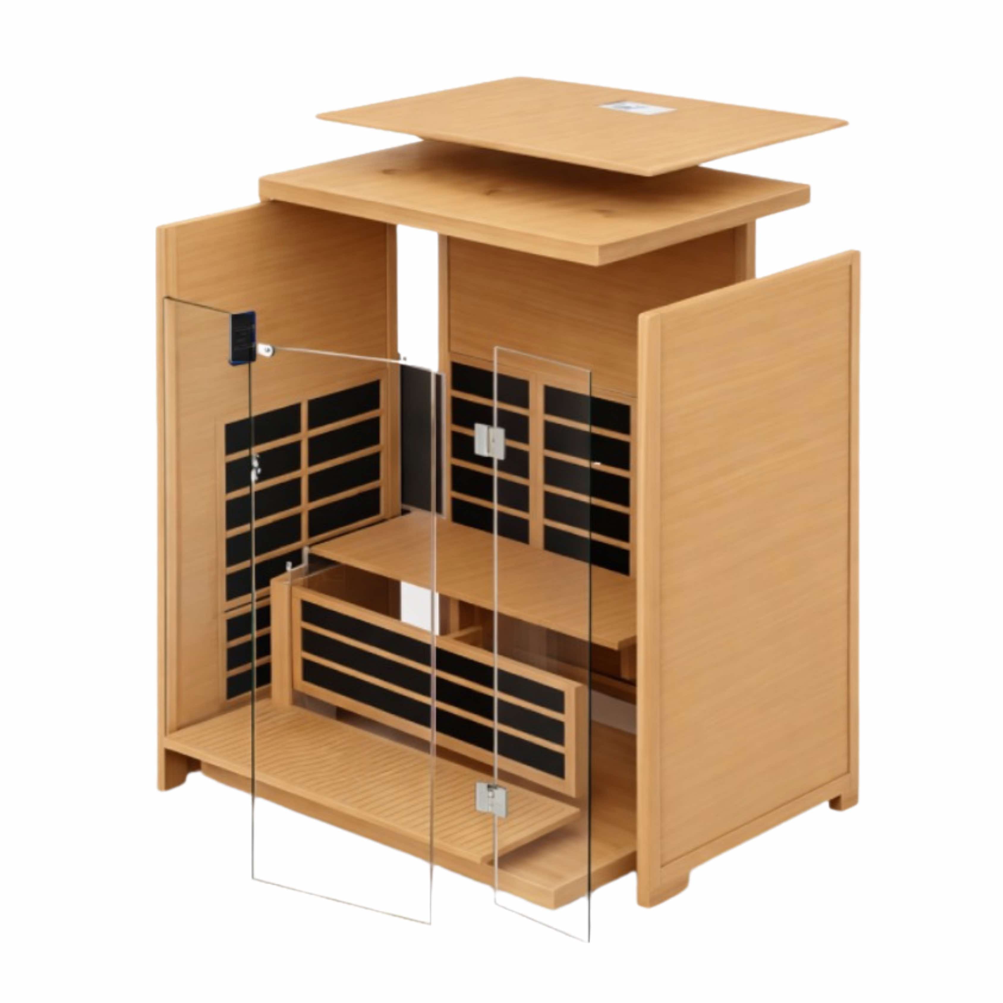 Sauna infrared JIC150 Sidora przekrój